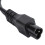 IEC 320 C6 macho a hembra C5+C13, 2,5 A, cable de 0,3 m 7