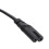 C6 zu C5/C7 Splitter-Netzkabel 0,3 m, 2,5 A, PVC 6