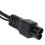C6 zu C5/C7 Splitter-Netzkabel 0,3 m, 2,5 A, PVC 10