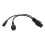 C6 zu C5/C7 Splitter-Netzkabel 0,3 m, 2,5 A, PVC 15