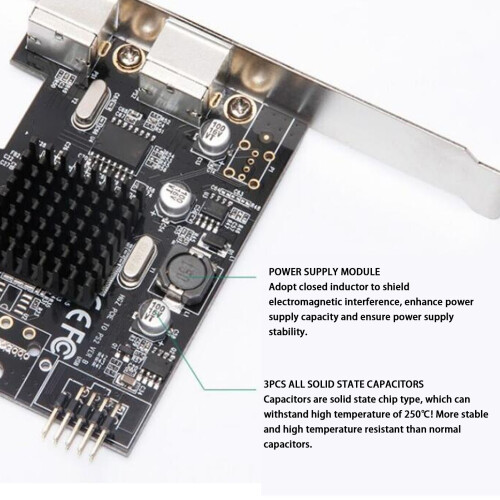 Scheda PCIe a PS/2 MCS9990CV - USB 2.0, 2 porte PS/2 2