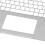 Coque supérieure en ABS argent pour Latitude 5540 6