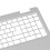 Coque supérieure en ABS argent pour Latitude 5540 10