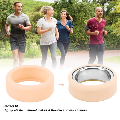 Protector de silicona rosa para anillo S 24mm/0.94in M 27mm 2