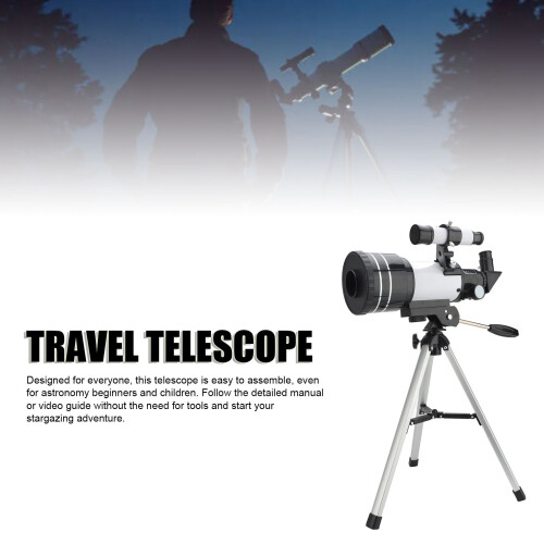 70mm Aperture Astronomical Refractor Telescope 300mm F Beginner Gear 2