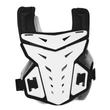 Motorcycle Armor Vest White One Size Impact & Shock Proof with PE Shell
