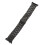Schwarzes Edelstahl-Uhrenband 18,5  2,2  1 cm 12