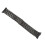 Schwarzes Edelstahl-Uhrenband 18,5  2,2  1 cm 10
