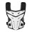 Motorcycle Armor Vest White One Size Impact & Shock Proof with PE Shell 13