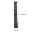 Schwarzes Edelstahl-Uhrenband 18,5  2,2  1 cm 2
