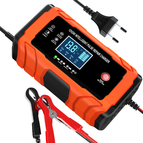 Smart 12V/24V Ladegerät 10A/5A 170x90x65 Orange 2