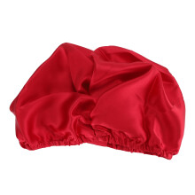 Seidenschlafhaube Einheitsgröße Rot Über Nacht