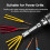 Set de 3 piezas de pelacables y torcedor de cables ABS 3