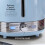 Swan Swan Retro Revive Blue Jug Kettle & 2 Slice Toaster Kitchen Set 10