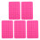 5 pièces de support de coque de téléphone à ventouse en silicone rose 2