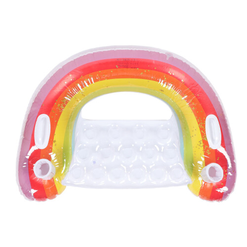 Rainbow U Seat Aufblasbarer Pool-Schwimmer - 1P, Größe S 1