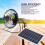5W Solarmodul Ladegerät monokristallin USB 4