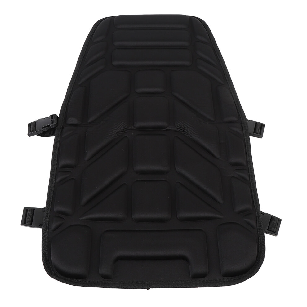 Black ATV Seat Cover Padded Shock Absorbing Breathable Protector