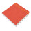 Carnet aquarelle 30 feuilles 15x15cm orange 13