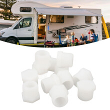 12 Stück RV-Warmwasserbereiter-Ablassstopfen-Set 1/2 Zoll Weiß