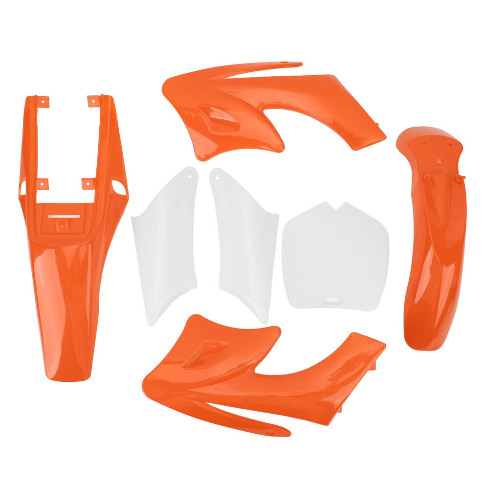 7Pcs Plastic Fairing Body Cover Kit For 47Cc/49Cc Dirt Bikes Orange 4321335237241