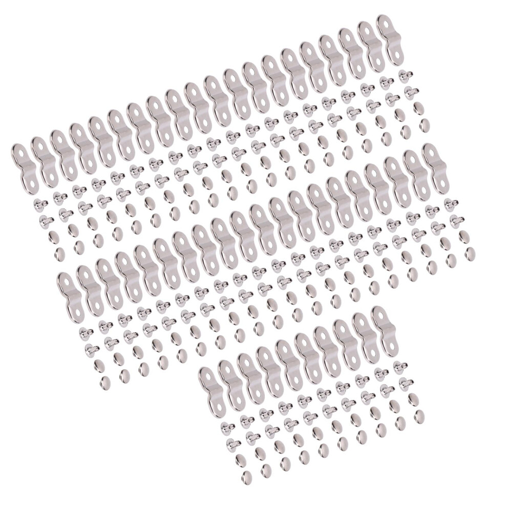 50 Sets Iron Rivet Fasteners 13X30mm With Caps For Sewing & Crafts 4621335237839