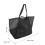 Large Waterproof Mesh Beach Bag 8 Pockets, 42x38x20cm, Black 2