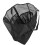 Large Waterproof Mesh Beach Bag 8 Pockets, 42x38x20cm, Black 12