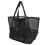 Large Waterproof Mesh Beach Bag 8 Pockets, 42x38x20cm, Black 13