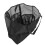 Large Waterproof Mesh Beach Bag 8 Pockets, 42x38x20cm, Black 10
