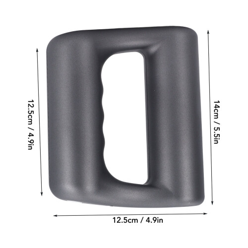 Ringförmige Massagepistole 1500mAh 12,5x14cm Dunkelgrau 1