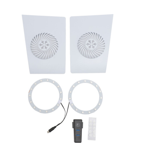 Piastra frontale RGB con hub estensore PS5 Slim Disc 1