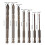7 Pcs Masonry Drill Bit Set, 3-12mm Hex Shank Concrete & Glass Drill Bits 2