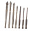 7 Pcs Masonry Drill Bit Set, 3-12mm Hex Shank Concrete & Glass Drill Bits 12