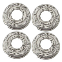 4x Vervangende scheerkop FR6 voor elektrische scheerapparaten, compatibel met FLYCO scheerkoppen FS820,
