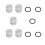 Kit da 10 pezzi di tappi finali con O-ring per relè 3-4 77964 08K 7