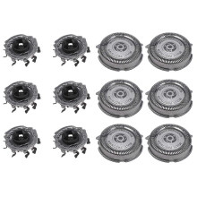 Set van 6 SH50 vervangingskoppen, compatibel met de Series 5000 scheerapparaten - S5000 S5420 S5380