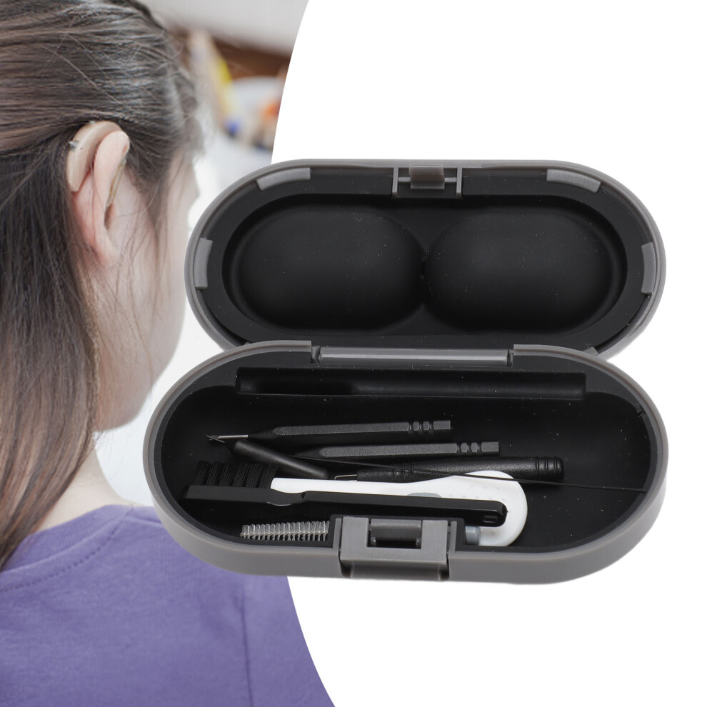 8 Pieces Sound Aid Cleaning Kit For Earbuds & Headphones With Storage Box 4981335243477