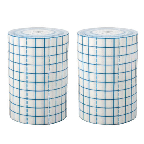 2 piezas de cinta de vendaje no tejida 10 cm x 10 m transpirable 2