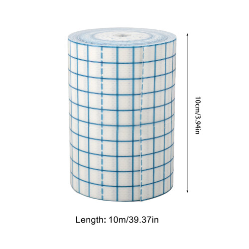 2 piezas de cinta de vendaje no tejida 10 cm x 10 m transpirable 1