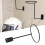3 Pack Motorcycle Accessories Helmet Holder Helmet Hanger Rack Wall Mounted Hook 3