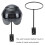 3 Pack Motorcycle Accessories Helmet Holder Helmet Hanger Rack Wall Mounted Hook 2