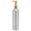 2 Stück Aluminium-Lotionpumpflaschen, leerer Spender 6
