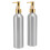 2 Stück Aluminium-Lotionpumpflaschen, leerer Spender 1