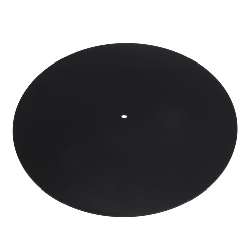Acryl-Turntablematte 300x300x3mm schwarze Slipmatte 2
