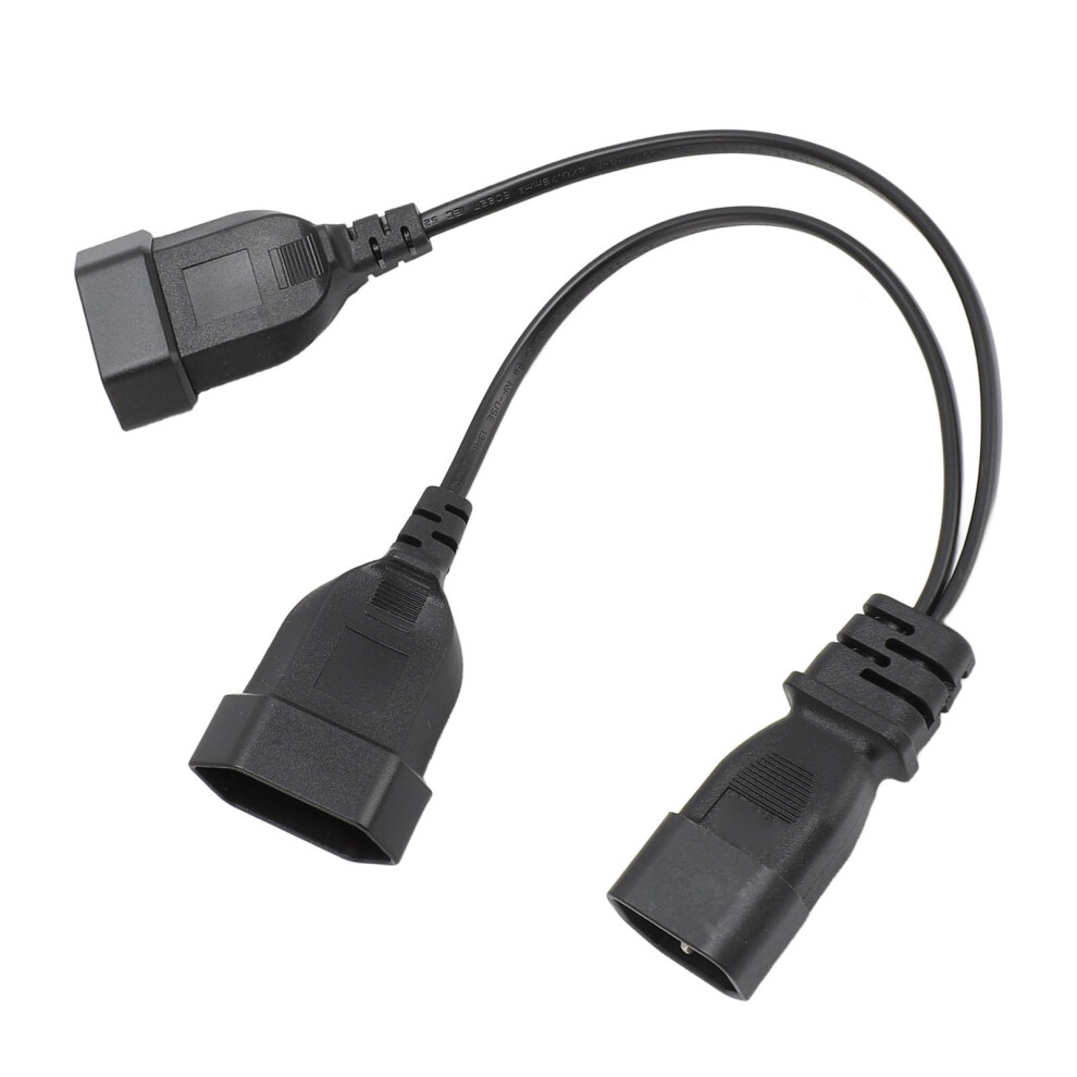 Iec320 C14 To 2 Eu4.0 Power Splitter Cable 12.6In 4191335244972