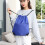 Mochila impermeable con cordón 4436 cm azul royal 6