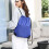 Mochila impermeable con cordón 4436 cm azul royal 7