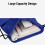 Mochila impermeable con cordón 4436 cm azul royal 4