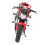 Moto giocattolo in lega in scala 1:12 rossa 17 x 9 cm 13